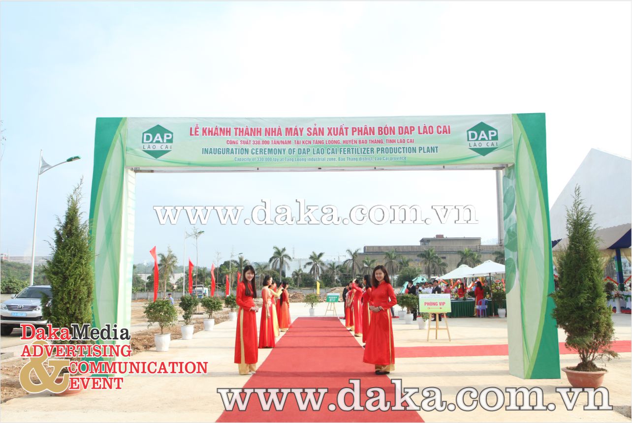 Khánh thành Nhà máy sản xuất phân bón DAP Lào Cai 